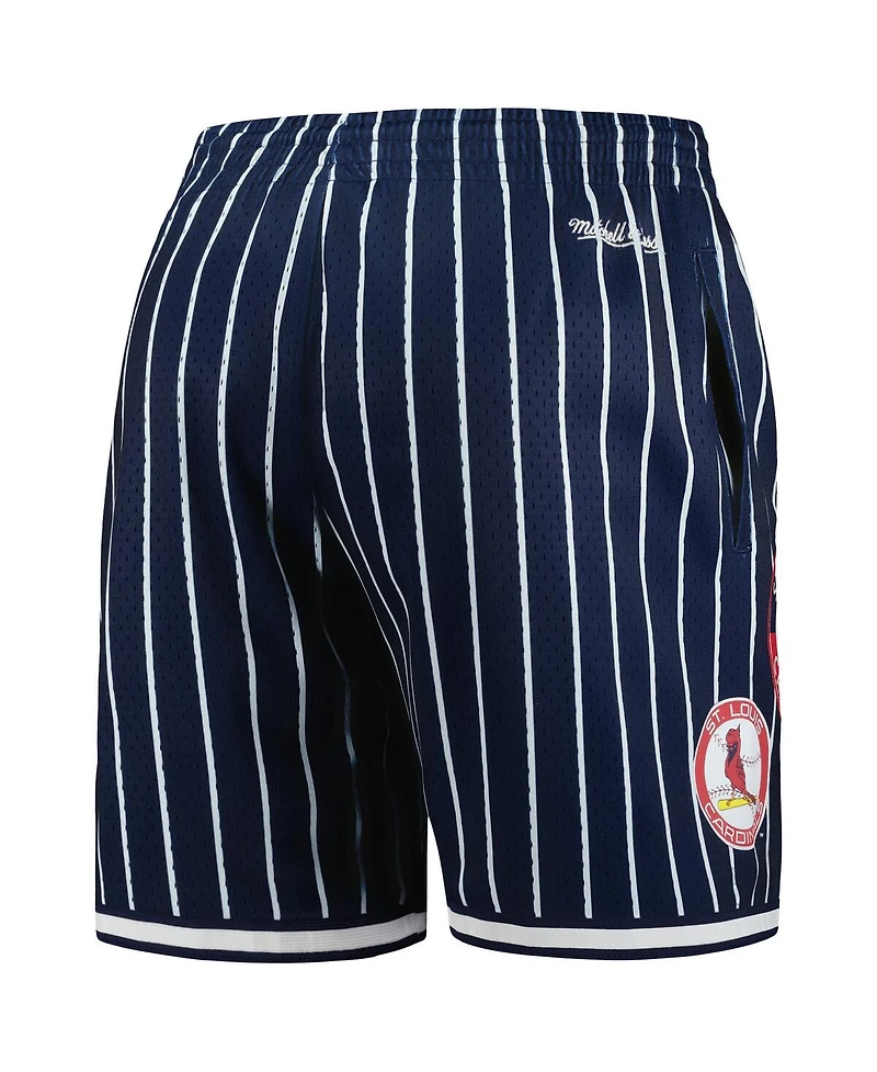 Men's Mitchell & Ness Navy St. Louis Cardinals Cooperstown Collection 1982 World Series City Mesh Shorts