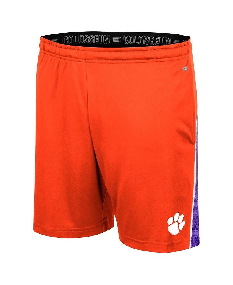 Men's Colosseum Orange Clemson Tigers Laws of Physics Shorts