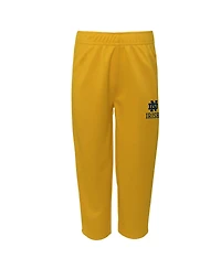 Toddler Boys and Girls Navy Notre Dame Fighting Irish Two-Piece Red Zone Jersey and Pants Set