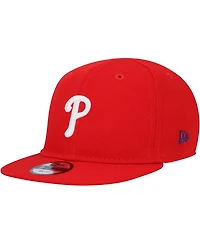 Infant Boys and Girls New Era Red Philadelphia Phillies My First 9FIFTY Adjustable Hat