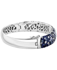 Effy Multi-Sapphire Ombre Bangle Bracelet (13-1/3 ct. t.w.) in Sterling Silver