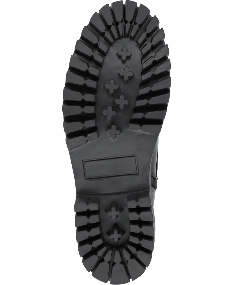 Journee Collection Women's Aaley Lace Up Lug Combat Bootie