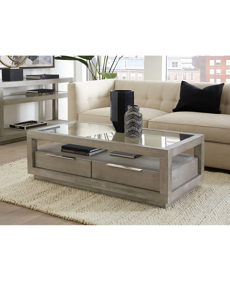 Tivie 54" Wood Coffee Table