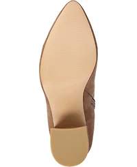 Journee Collection Women's Ameylia Block Heel Knee High Dress Boots