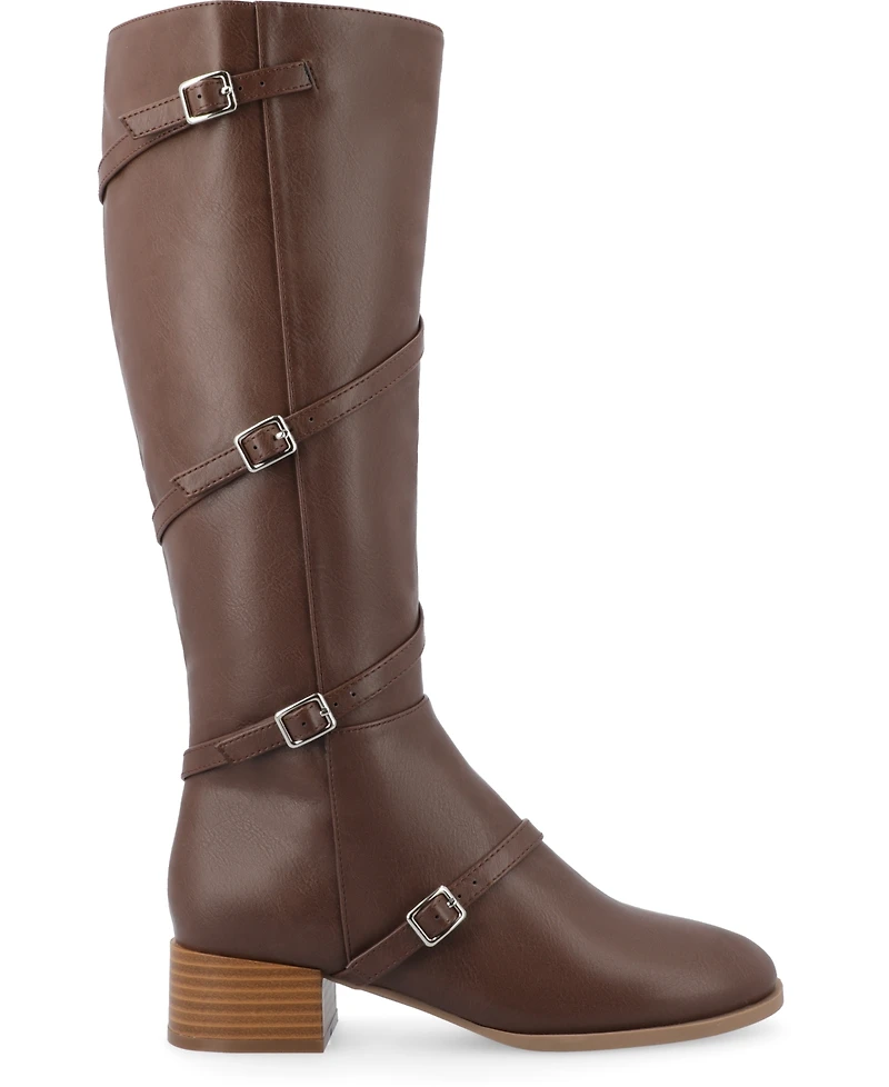 Journee Collection Women's Elettra Regular Calf Boots