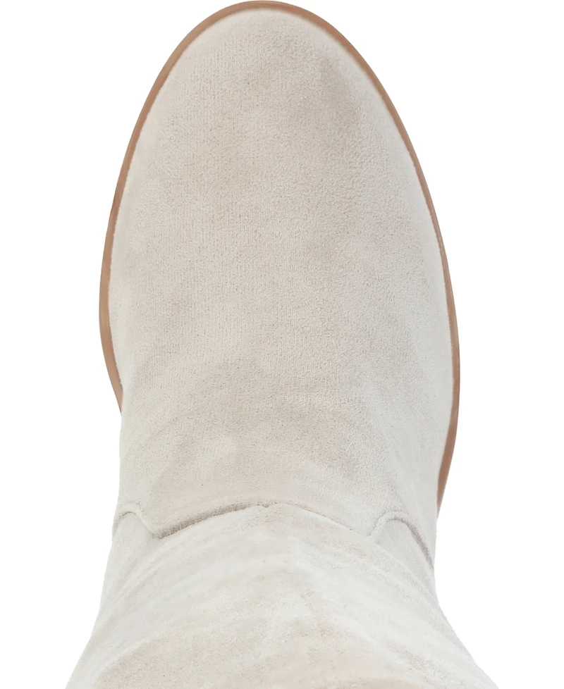 Journee Collection Women's Romilly Wide Width Calf Round Toe Block Heel Knee High Boots
