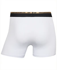 CR7 Men's Cotton Blend Comfort Waistband Trunks, Pack of 2