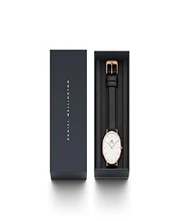 Daniel Wellington Men's Classic Sheffield Black Leather Watch 40mm