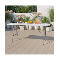 Emma+Oliver 6-Foot Plastic Folding Table