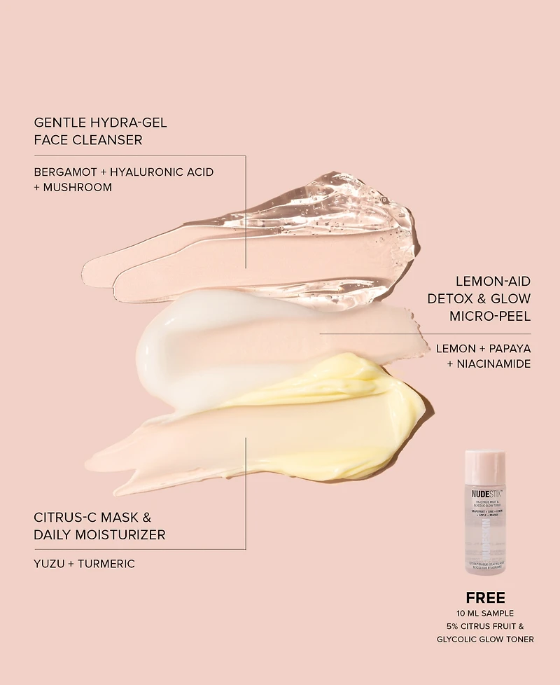 Nudestix 3-Pc. Nudeskin Gentle Citrus Renew Set