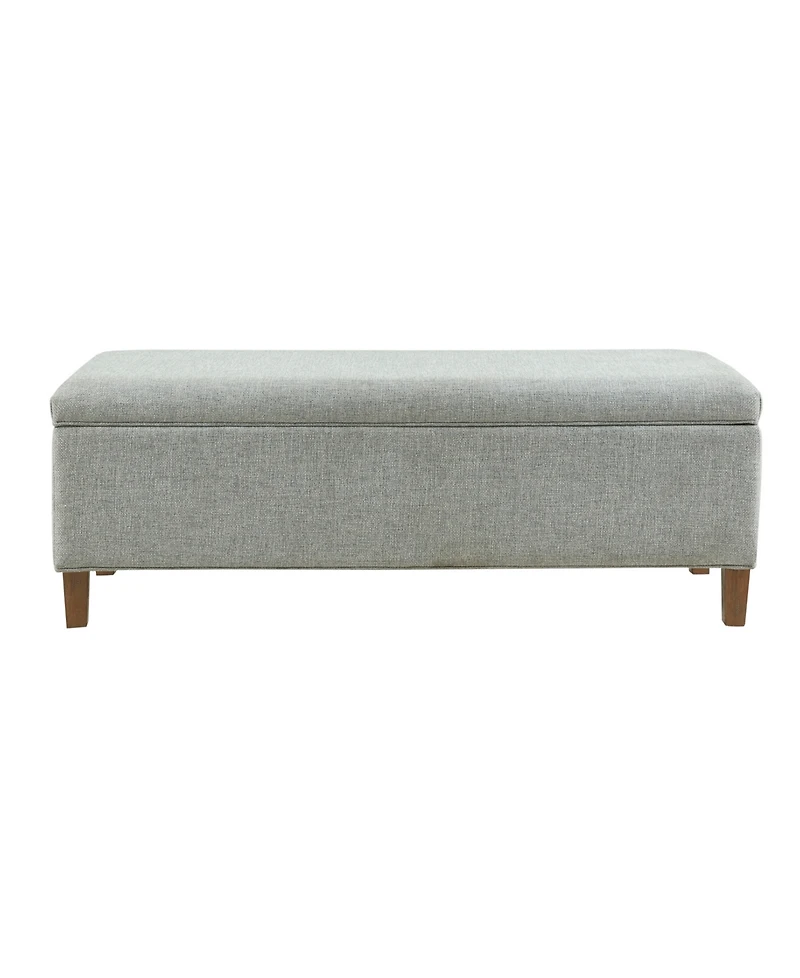 Ink+Ivy Marcie 48" Wide Fabric Soft Close Storage Accent Bench