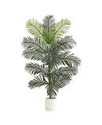 Nearly Natural 72" Artificial Paradise Palm with Decorative Planter