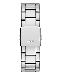 Guess Men's Multi-Function Silver-Tone Stainless Steel Watch 42mm
