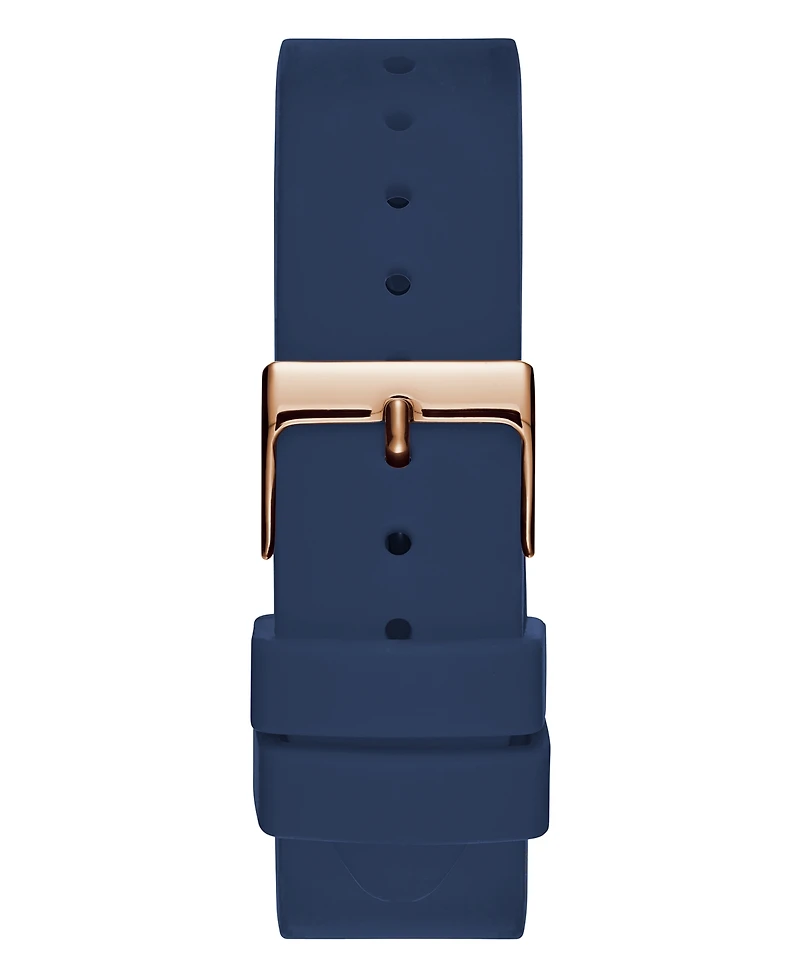Guess Women's Analog Blue Silicone Watch 40mm