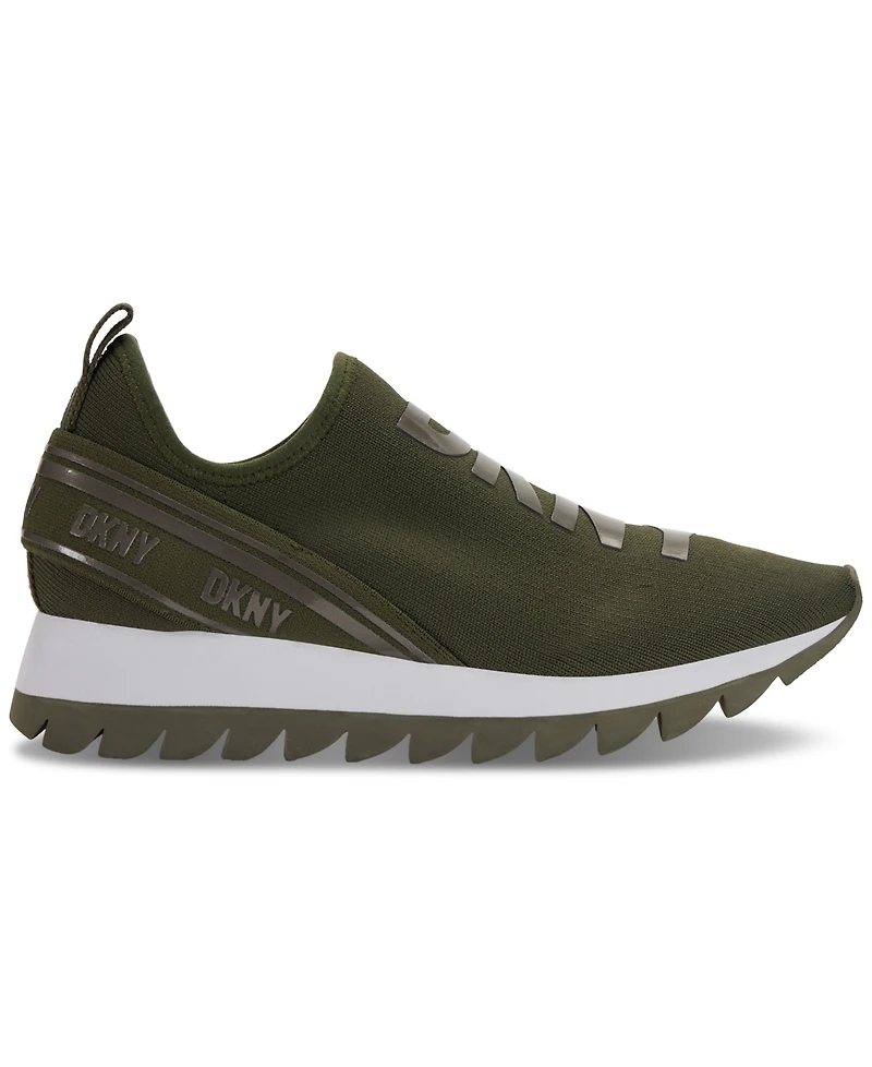 Dkny Women's Abbi Logo Slip-On Running Sneakers