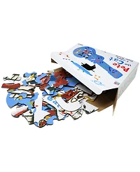 Areyougame Pete The Cat 2-Sided Floor Puzzle Suitcase, 36 Pieces