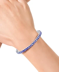 Effy Tanzanite Marquise Tennis Bracelet (12-1/3 ct. t.w.) in Sterling Silver