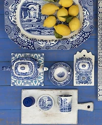 Spode Blue Italian Serving Bowl & Platter Set, 2 Pieces