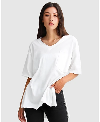 Belle & Bloom Women's Brave Soul Oversized T Shirt