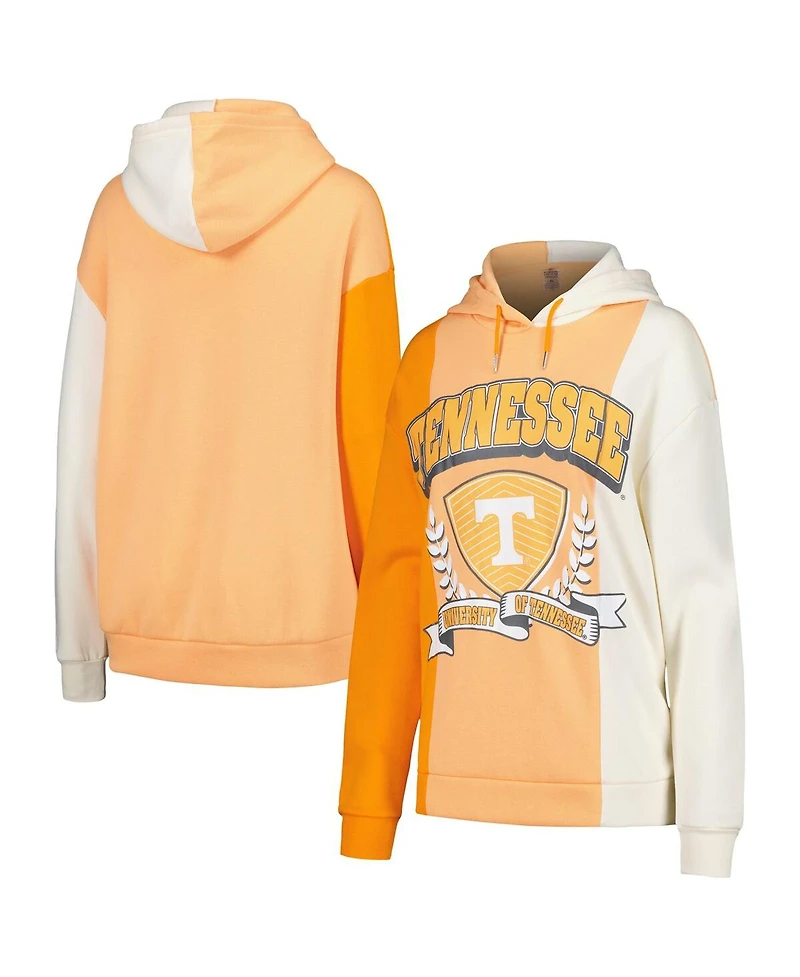 Women's Gameday Couture Tennessee Orange Volunteers Hall of Fame Colorblock Pullover Hoodie