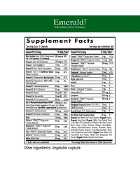 Emerald Labs Women's 45+ 1-Daily Multi - With Coenzymated B's, Methylated Folic Acid, plus Setria L-Glutathione, CoQ10, K2 and Broccoli Extract