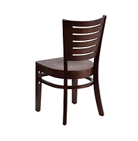 Slat Back Wooden Restaurant Dining Chair