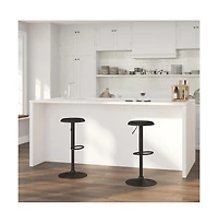 Audrey Retro Style Height Adjustable Barstool With Footrest