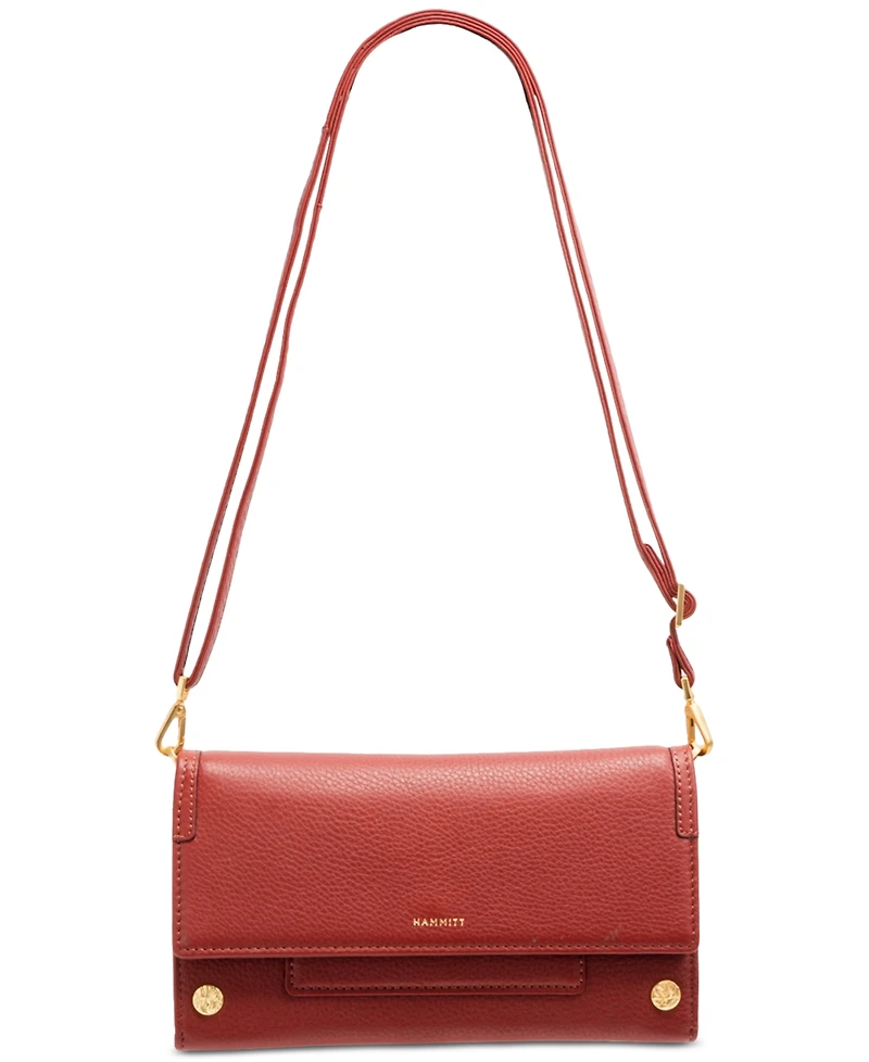 Hammitt Aj Mini Leather Crossbody Clutch