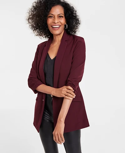 I.n.c. International Concepts Women's Menswear Blazer, Created for Macy's