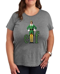 Trendy Plus Elf Movie Christmas Graphic T-shirt