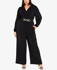 City Chic Plus Size Avah Wide Leg Jumpsuit