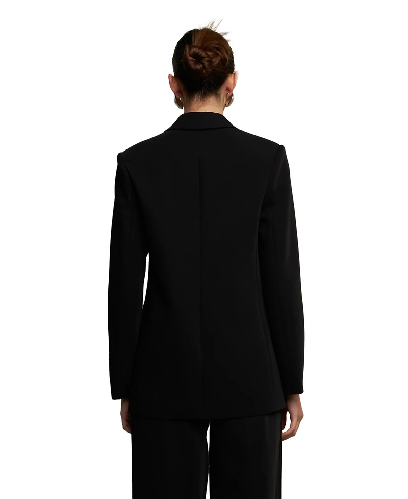 endless rose Women's Single-Breasted Blazer