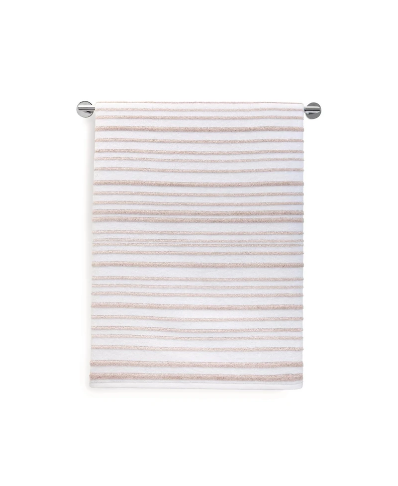 Cassadecor Urbane Stripe Cotton Hand Towel, 18" x 28"