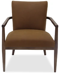 Henwick 28" Leather Accent Chair, Created for Macy's