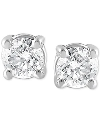 Forever Grown Diamonds Lab Grown Diamond Stud Earrings (1/3 ct. t.w.) in Sterling Silver