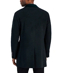 Tallia Men's Three-Button Wool Blend Overcoat