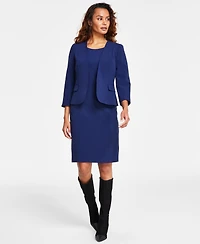 Le Suit Collarless Dress Set