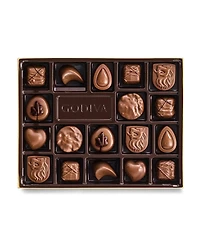 Godiva Assorted Milk Chocolate Gold-Tone Gift Box, 18 Pieces