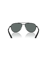 Prada Iconic Plaque Pilot Men's Sunglasses