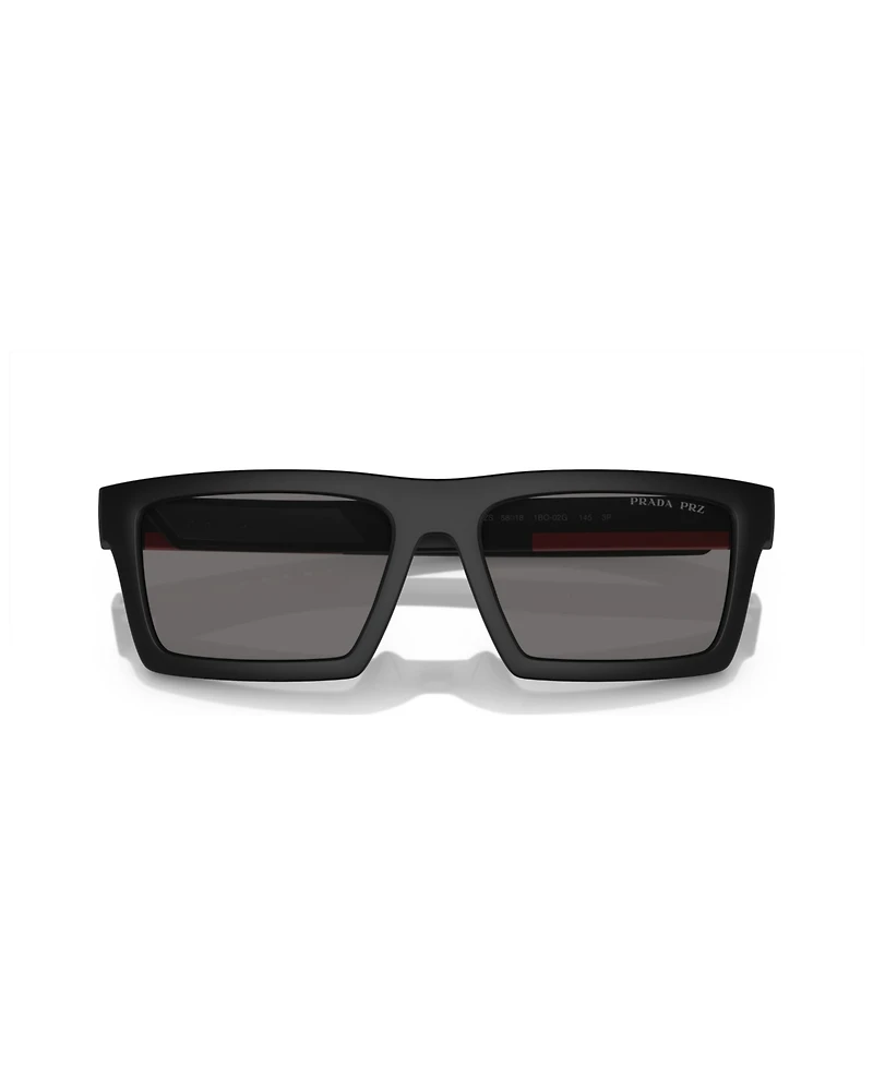 Prada Linea Rossa Men's Polarized Sunglasses, Ps 02ZSU