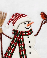 Avanti Snowman Park Cotton Hand Towel, 16" x 28"