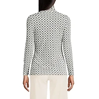 Lands' End Lightweight Jersey Long Sleeve Turtleneck