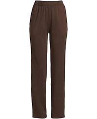 Lands' End Petite Sport Knit High Rise Pants