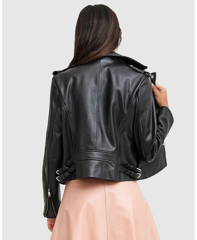 Belle & Bloom Women's Just Friends Leather Jacket