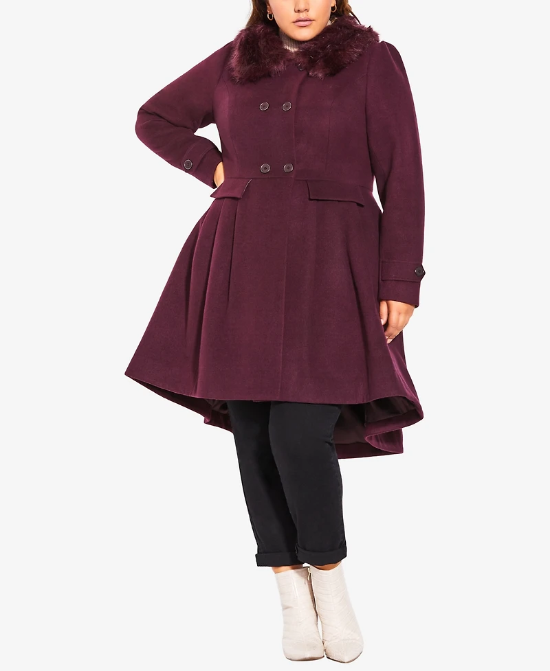 City Chic Women's Grandiose Coat