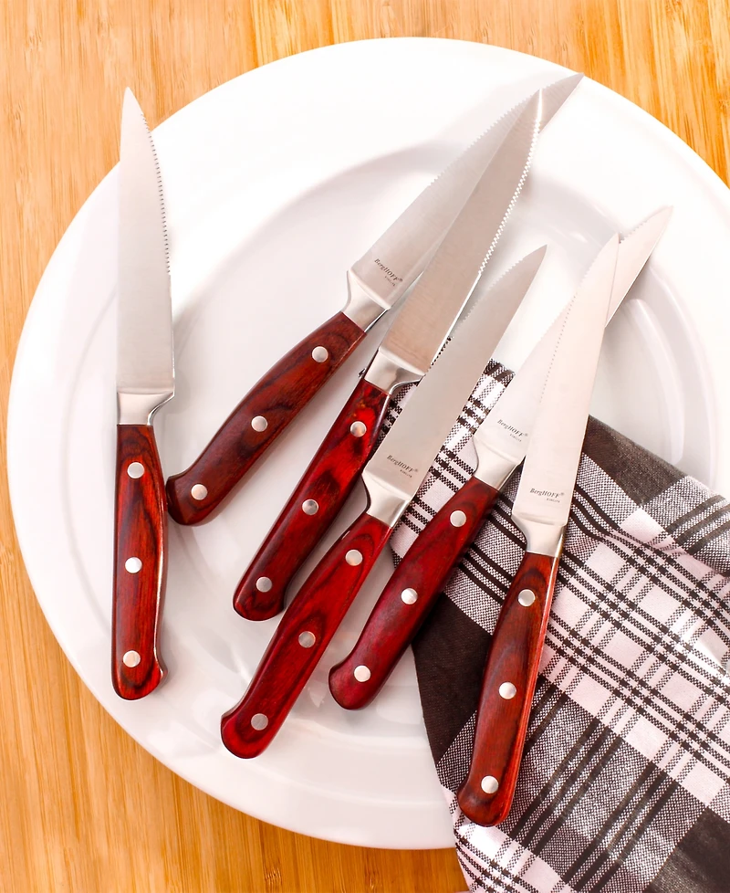 BergHOFF Pakka Wood 4-Pc. Steak Knife Set