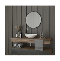 Merrick Lane Monaco Accent Mirror For Bathroom, Vanity, Entryway, Dining Room
