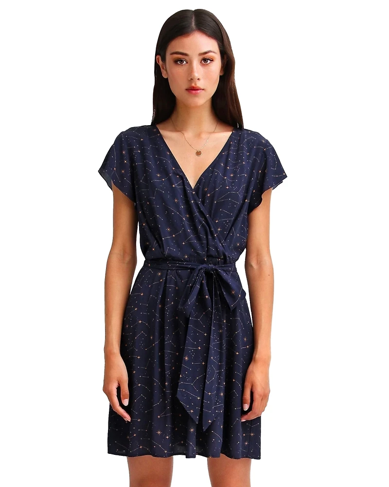 Belle & Bloom Women's I'm The Star Wrap Dress