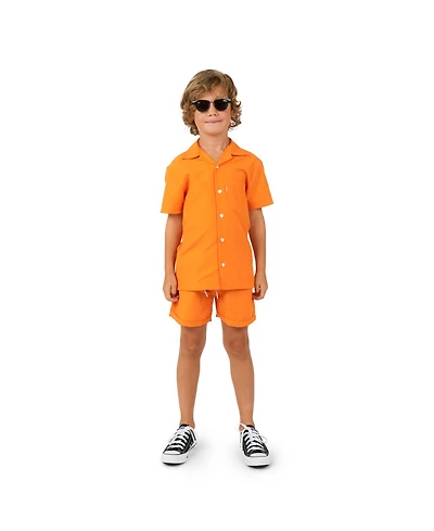 OppoSuits Toddler and Little Boys Shirt Shorts, 2 Piece Set