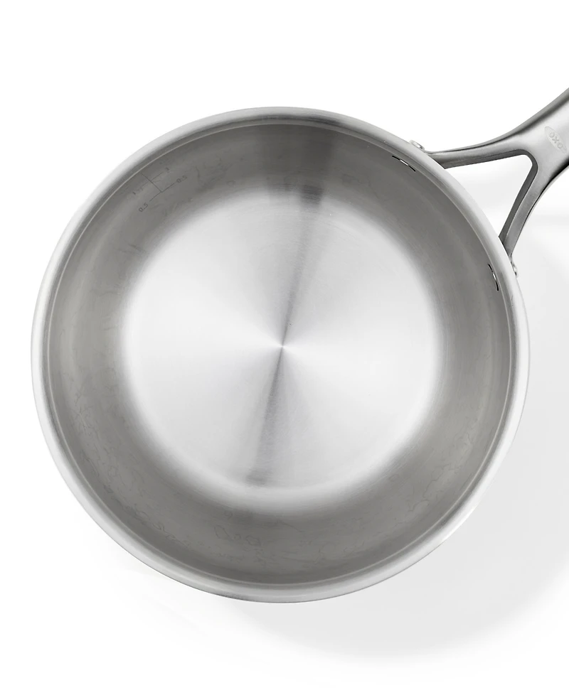 Oxo Mira Tri-Ply Stainless Steel 10" Covered Chef's Pan